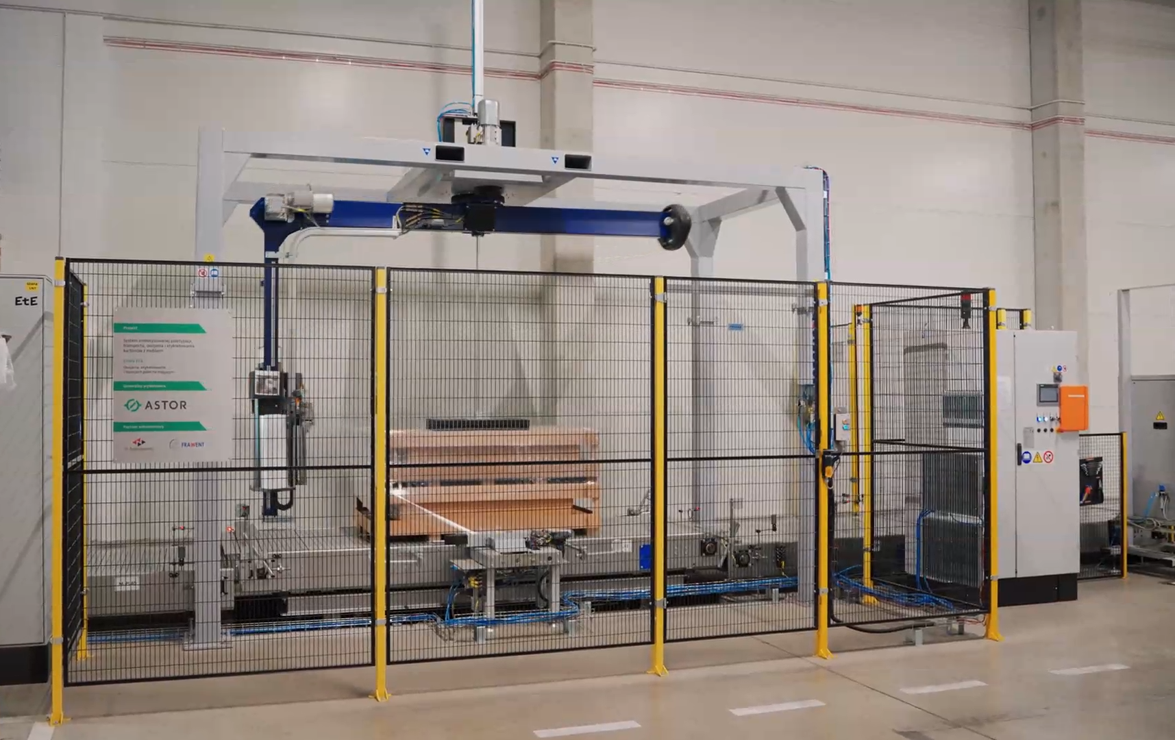 Robot pakowanie palety